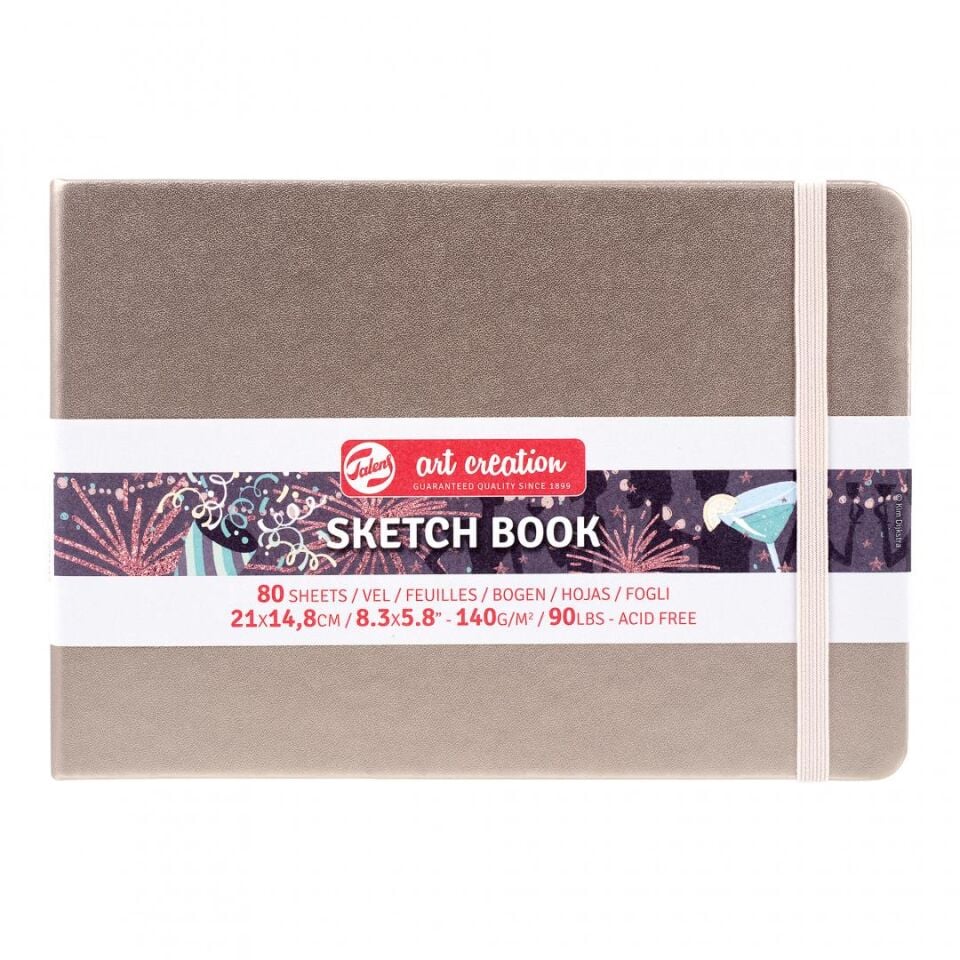 ART CREATION ESKİZ DEFTERİ 140 GR 21 X 15 CM İNCİ PEMBE