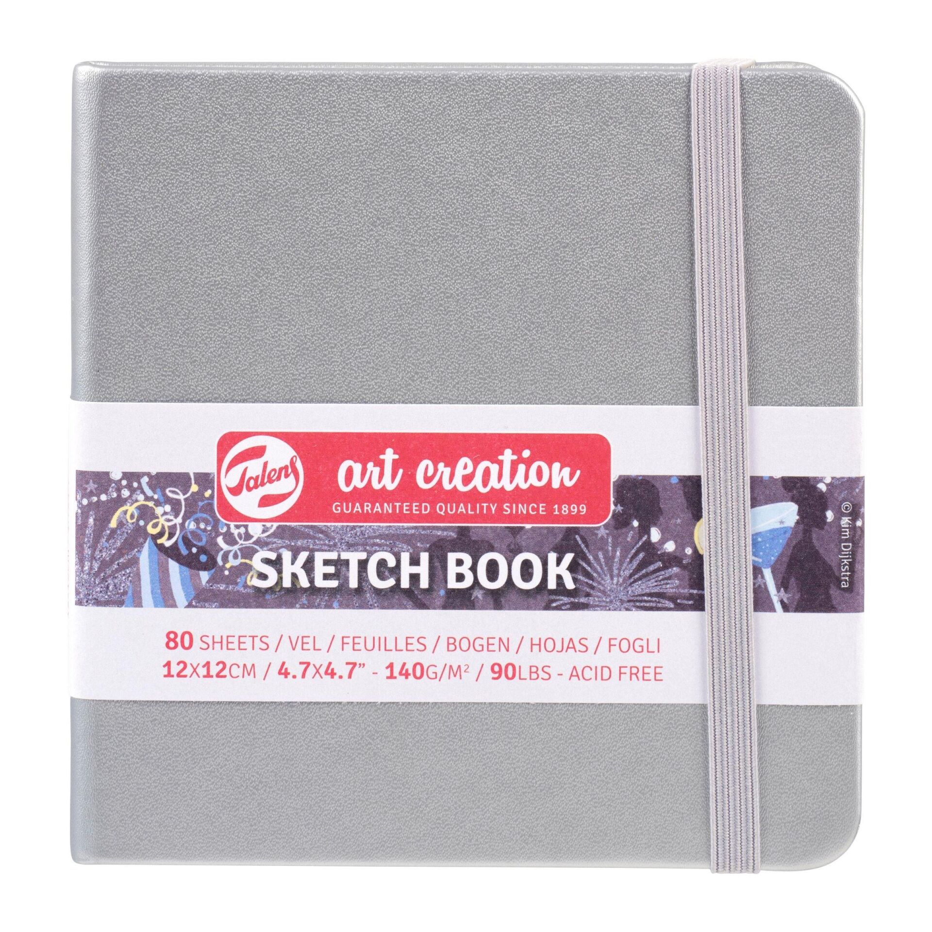ART CREATION ESKİZ DEFTERİ 140 GR 12 X 12 CM GÜMÜŞ