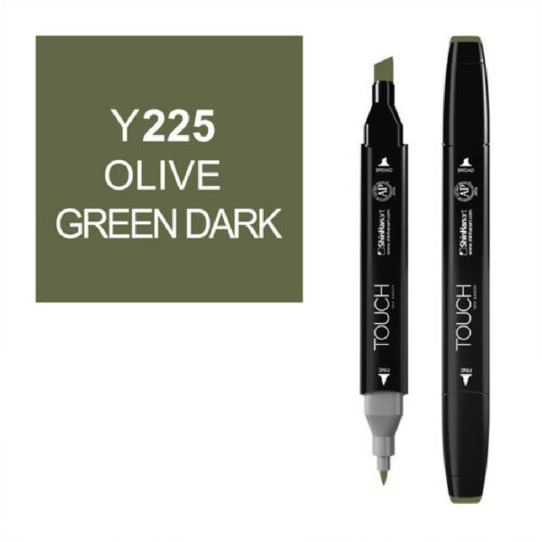 TOUCH TWIN MARKER Y225 OLIVE GREEN DARK