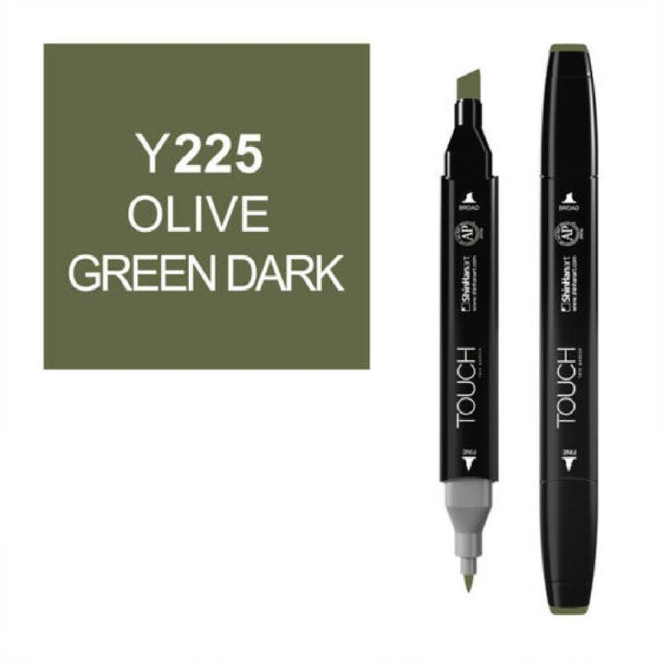 TOUCH TWIN MARKER Y225 OLIVE GREEN DARK