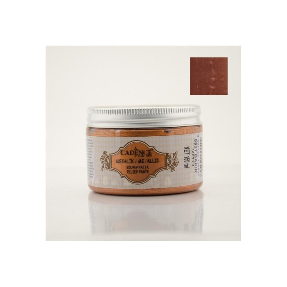 METALİK RÖLYEF PASTA 5927 BAKIR 150ML