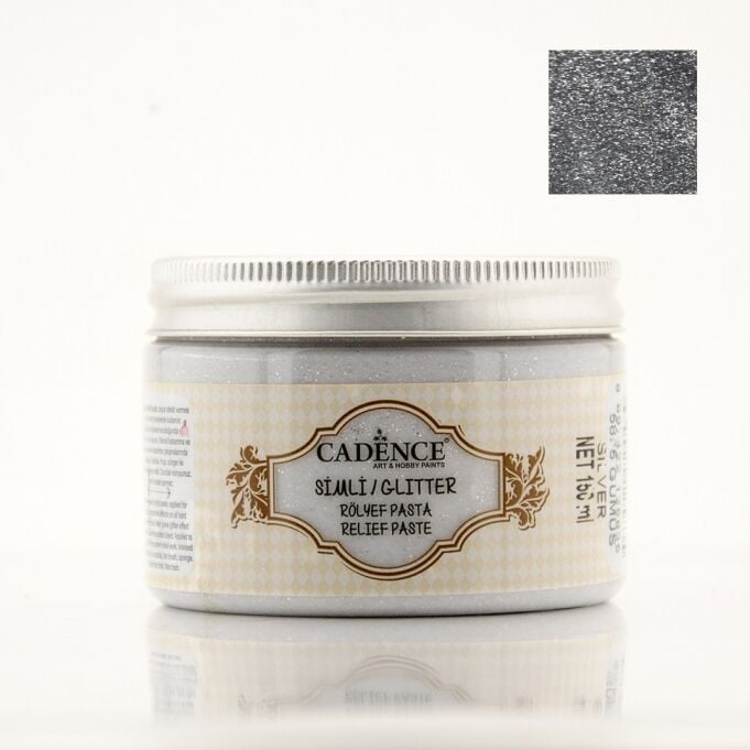 SİMLİ RÖLYEF PASTA 5835 GÜMÜŞ 150ML