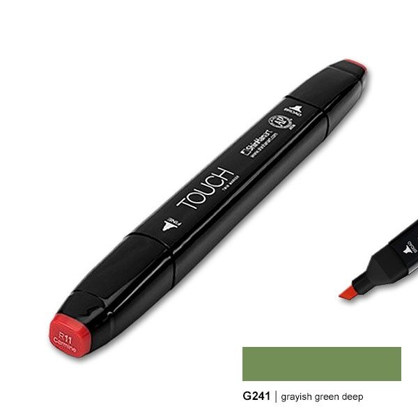 TOUCH TWIN MARKER G241 GRAYISH GREEN DEEP