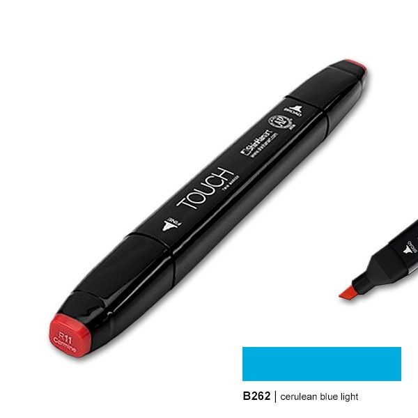 TOUCH TWIN MARKER B262 CERULEAN BLUE LIGHT