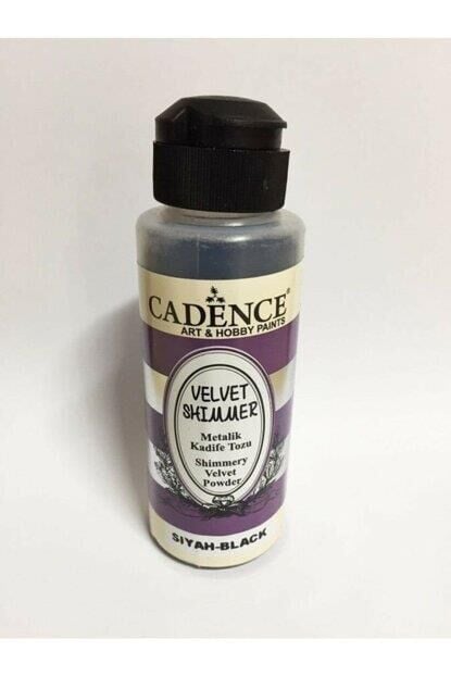 VELVET SHIMMER METALİK KADİFE TOZU VS-07 SİYAH 120ML