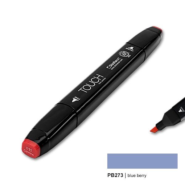 TOUCH TWIN MARKER PB273 BLUE BERRY
