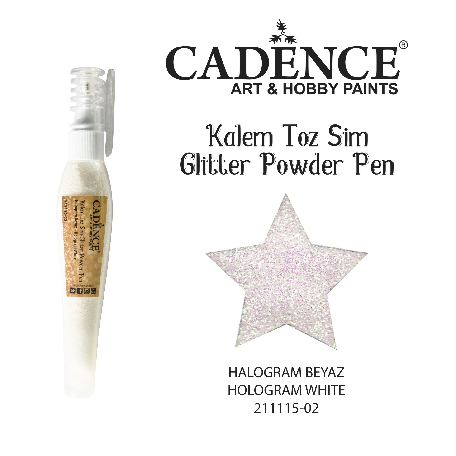 KALEM TOZ SİM 211115-02 HOLOGRAM BEYAZ 10GR