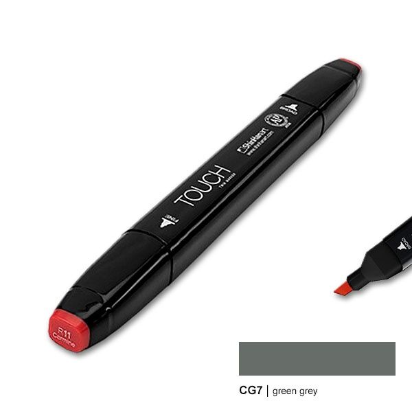 TOUCH TWIN MARKER GG7 GREEN GREY