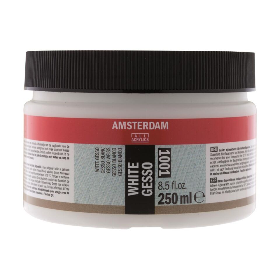 AMSTERDAM GESSO BEYAZ 001 250ML