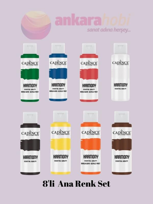 HARMONY AKRİLİK BOYA 8Lİ SET 59ML