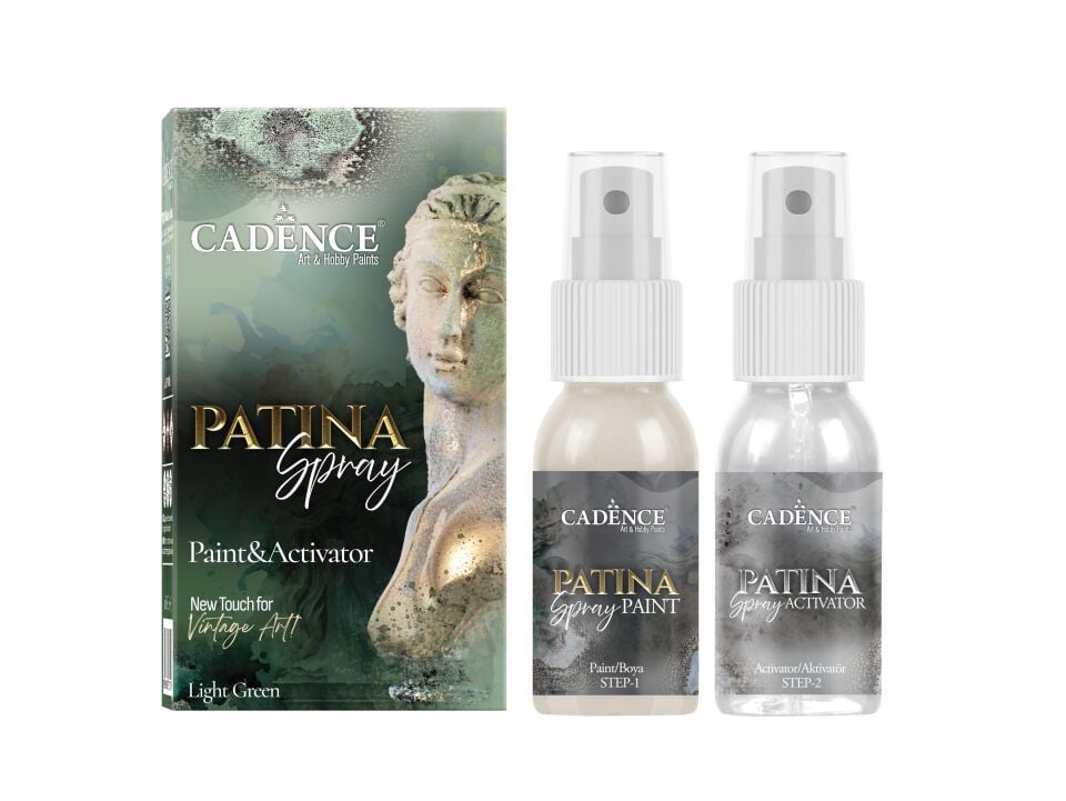 PATİNA SPREY SET 1 ( AÇIK YEŞİL ) 50ML+50ML