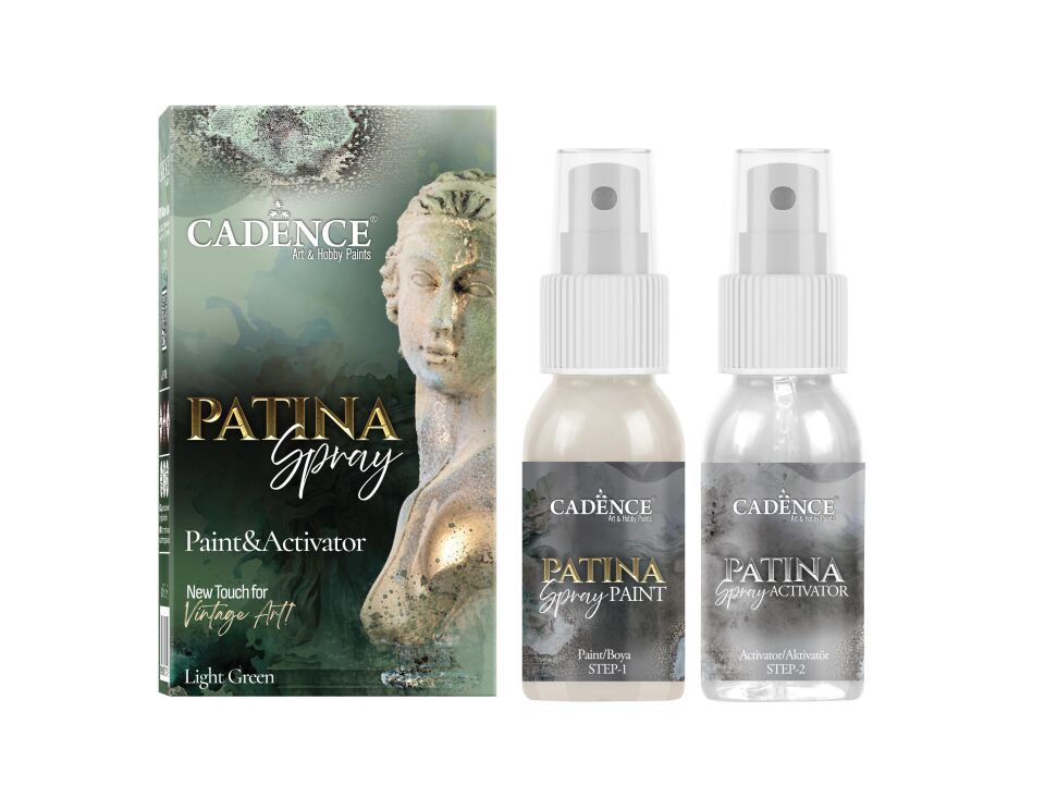 PATİNA SPREY SET 1 ( AÇIK YEŞİL ) 50ML+50ML