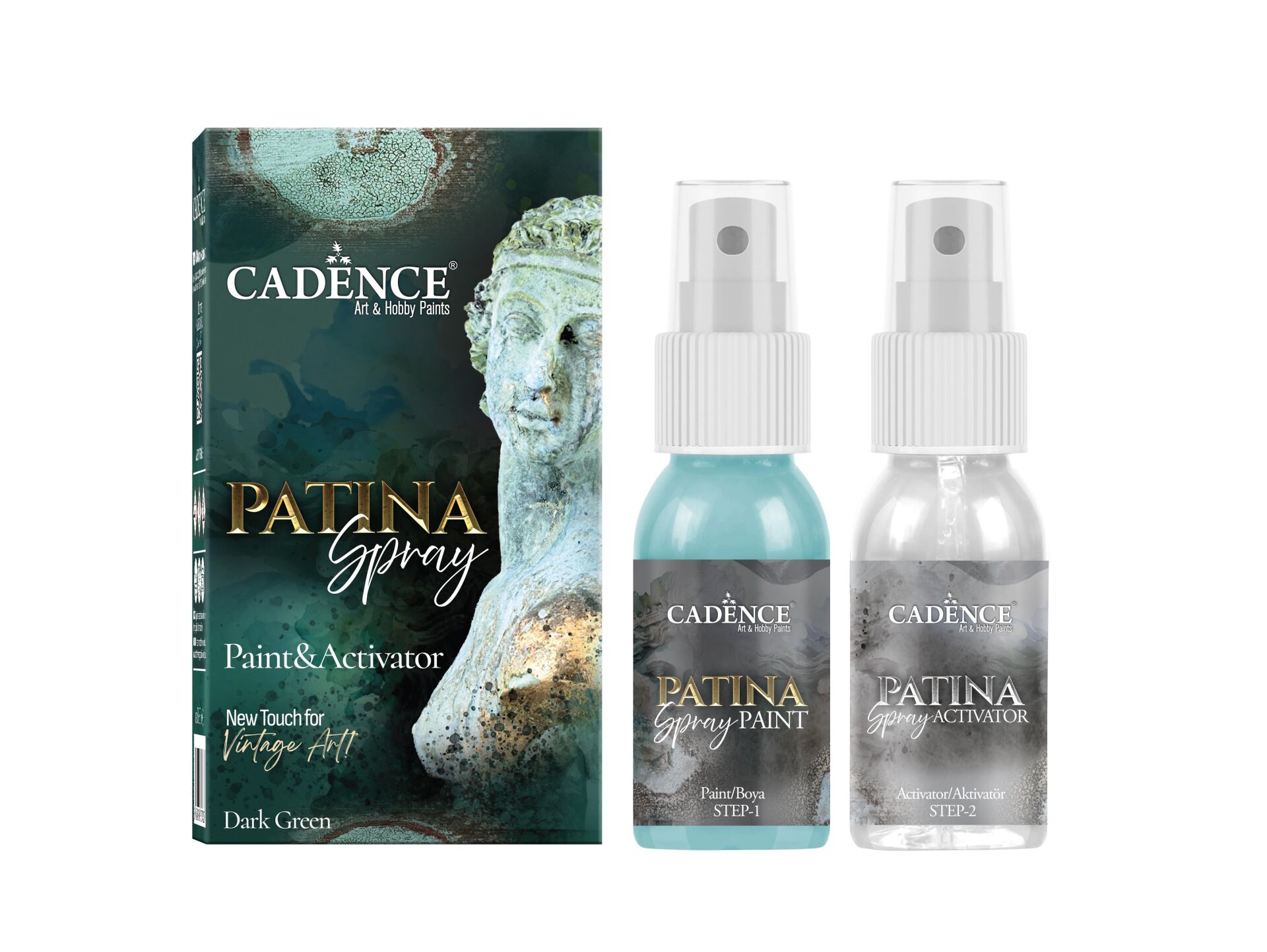 PATİNA SPREY SET 2 ( KOYU YEŞİL ) 50ML+50ML
