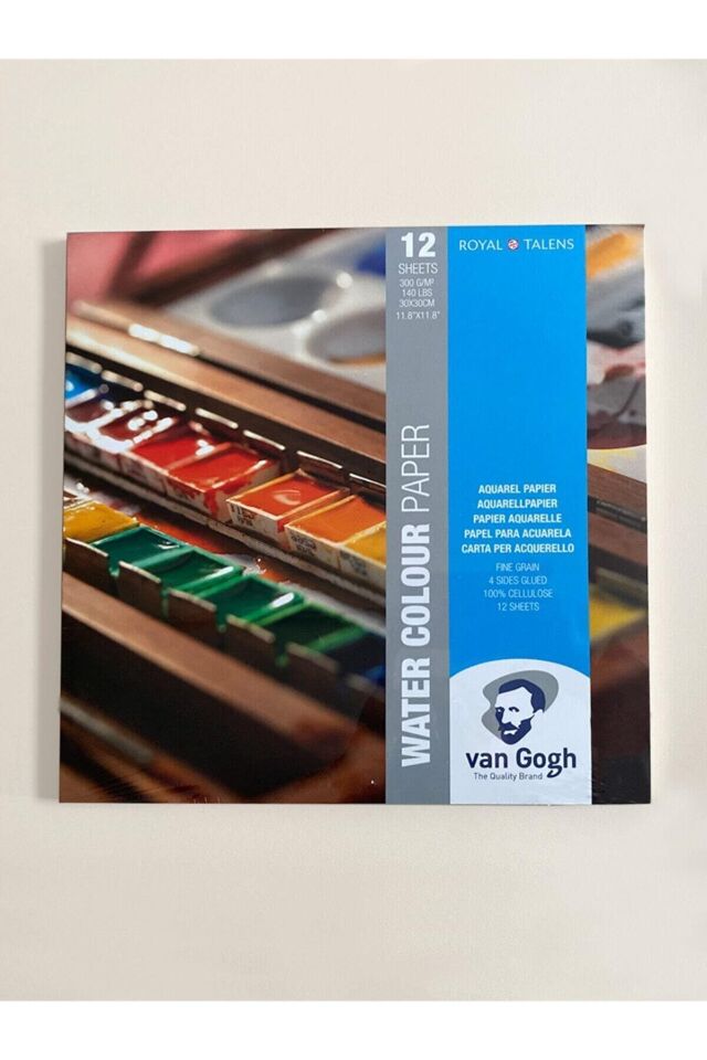 VAN GOGH SULUBOYA BLOĞU 300 GR 30 X 30 CM. 12 YPR.