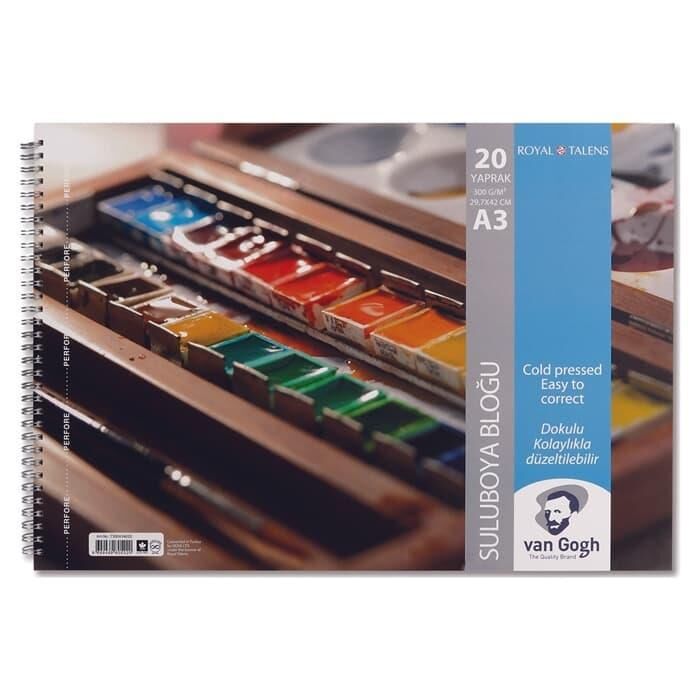VAN GOGH SULUBOYA BLOĞU 300 GR A3 20 YAPRAK SPİRALLİ