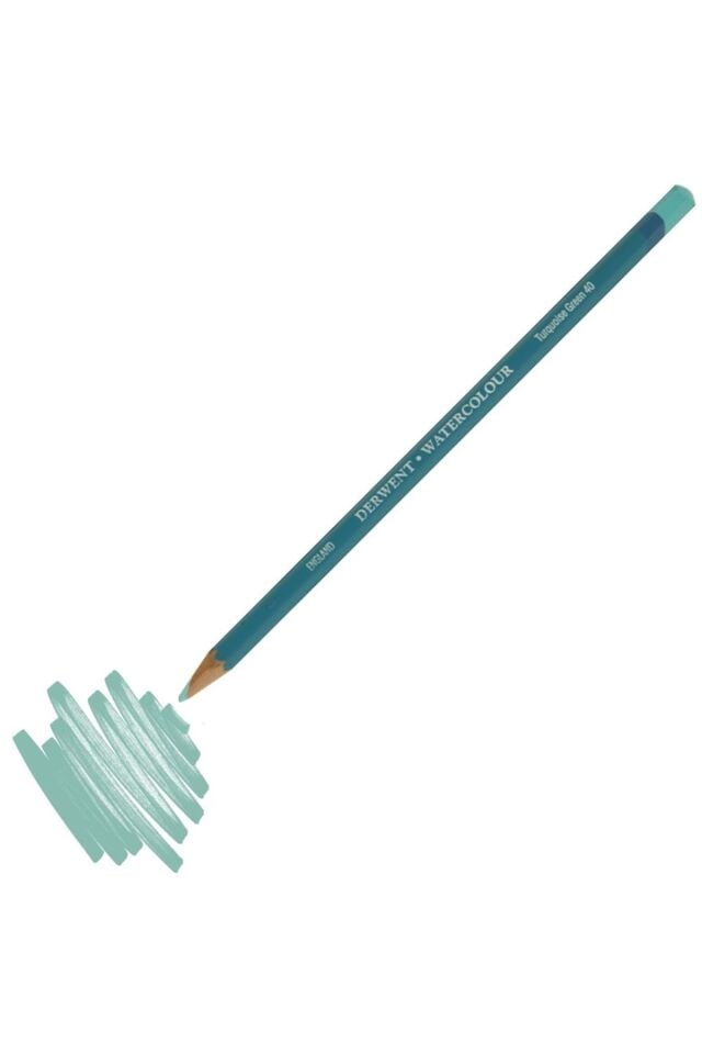 WATERCOLOUR TURQUOISE GREEN