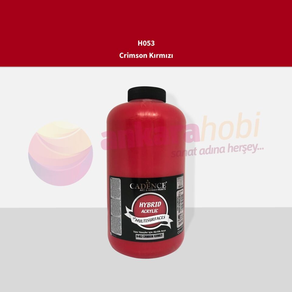 H-053 CRİMSON KIRMIZI 2 LİTRE MULTISURFACE HYBRID AKR.