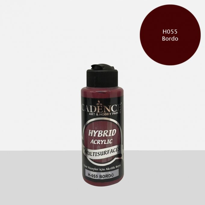 HYBRID AKR. MULTISURFACES H-055 BORDO 120ML