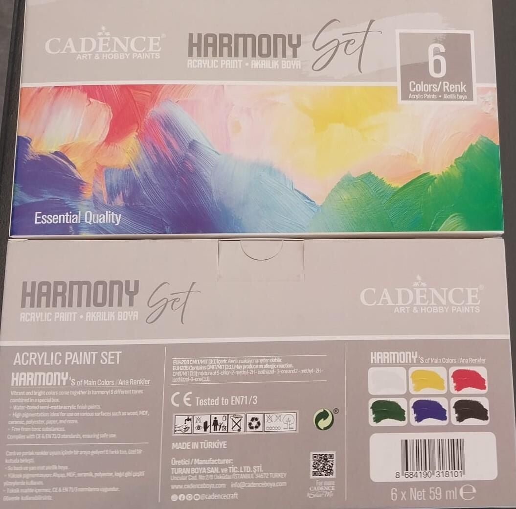 HARMONY AKRİLİK 6'LI SET 59ML