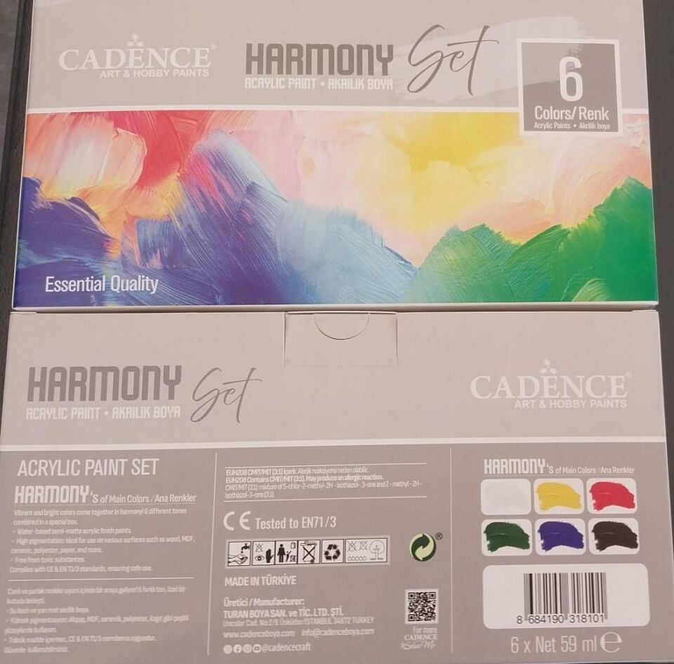 HARMONY AKRİLİK 6'LI SET 59ML