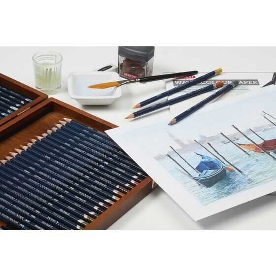 DERWENT WATERCOLOUR 24'LÜ METAL KUTU