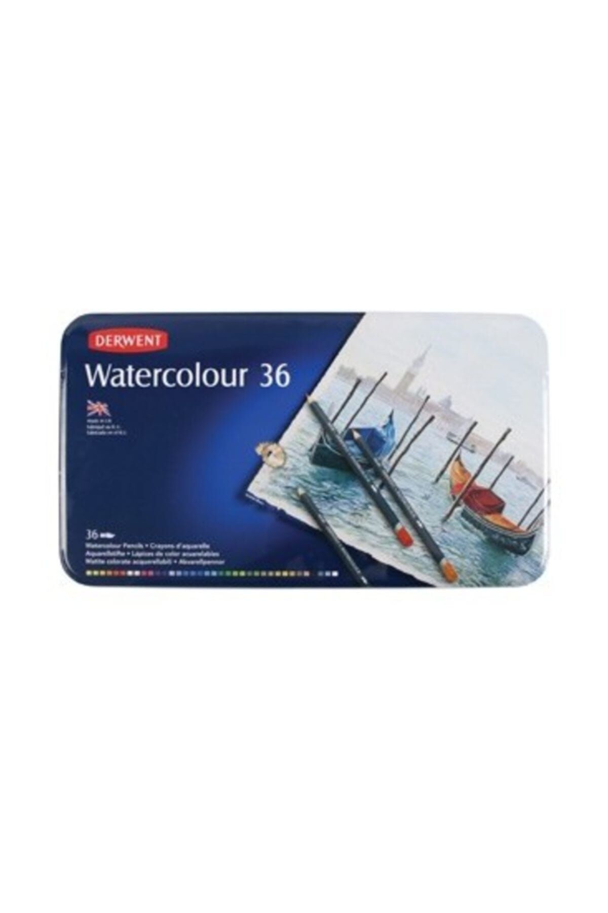 DERWENT WATERCOLOUR 36'LI METAL KUTU