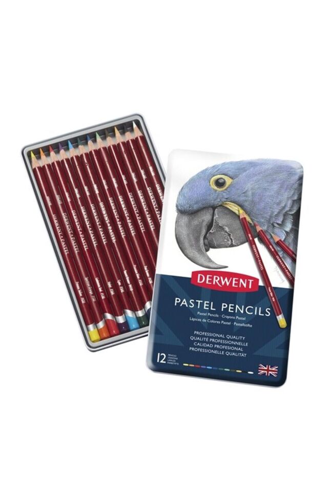 DERWENT PASTEL PENCIL 12'Lİ METAL KUTU