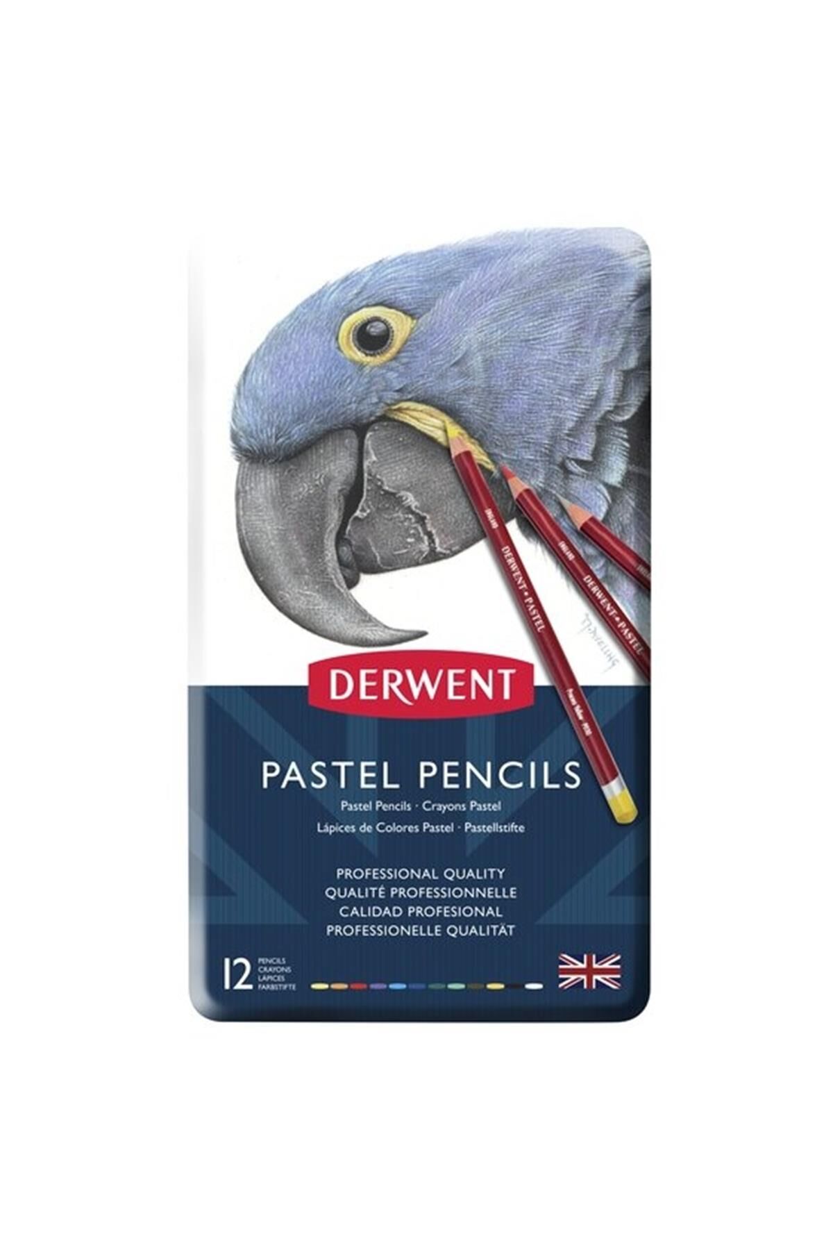 DERWENT PASTEL PENCIL 12'Lİ METAL KUTU