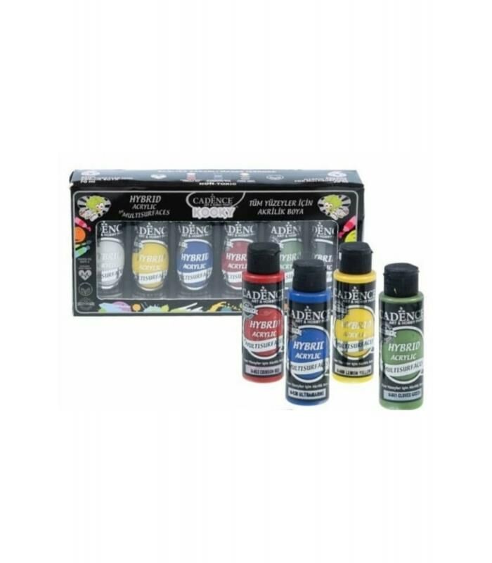 CADENCE KOOKY HYBRID AKRİLİK BOYA SET1 6X70ML