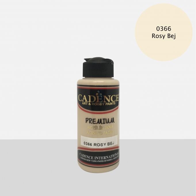 PREMIUM AKRİLİK BOYA 0366 ROSY BEJ 120ML