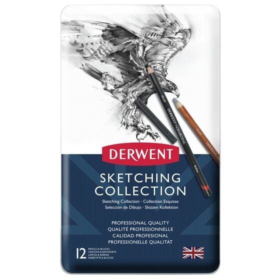DERWENT SKETCHING COLLECTION 12'Lİ METAL KUTU