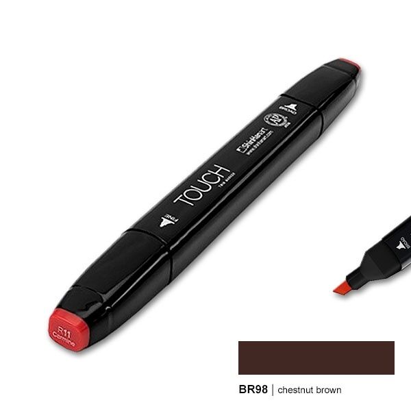 TOUCH TWIN MARKER BR98 CHESTNUT BROWN