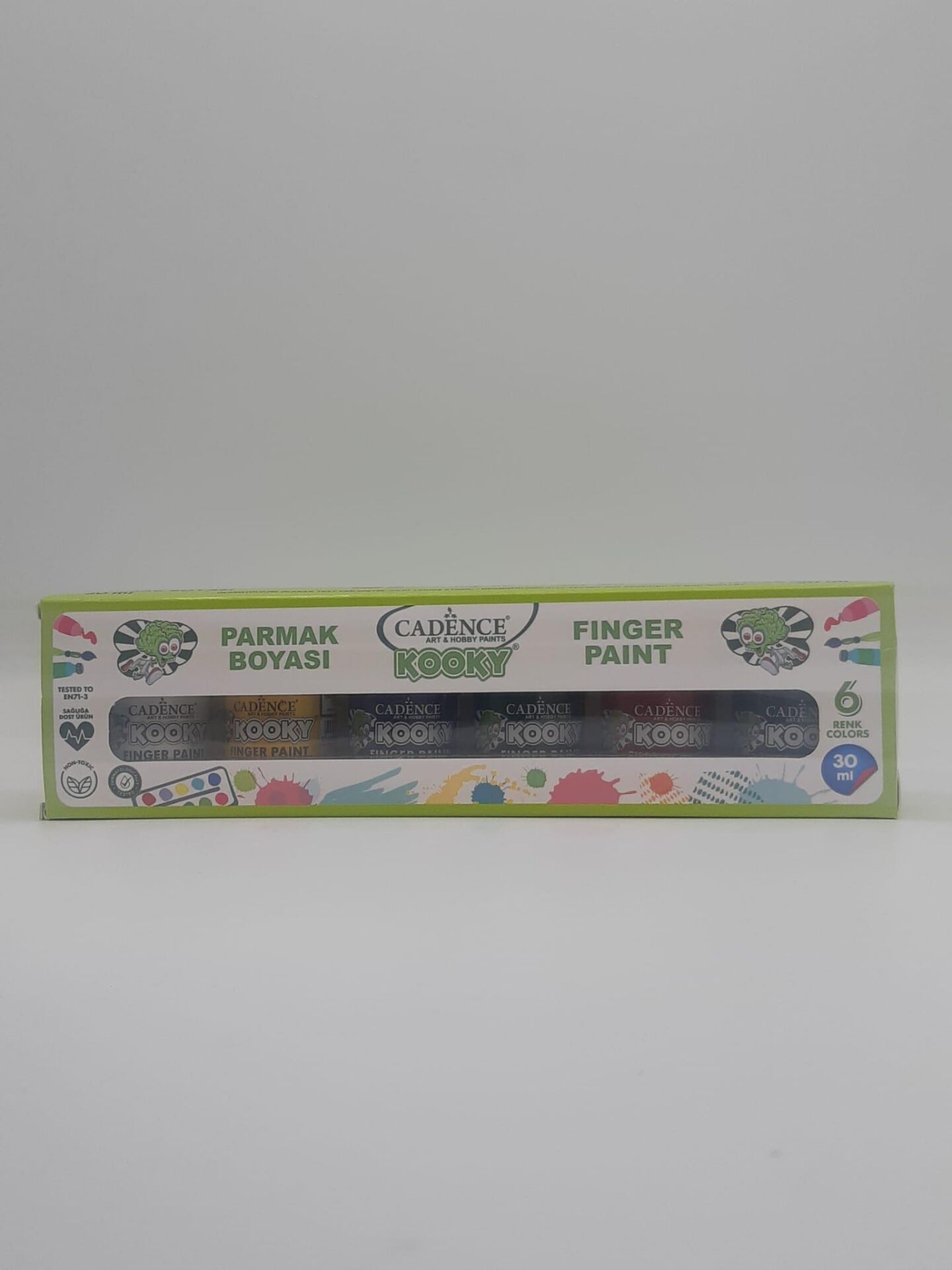 CADENCE KOOKY PARMAK BOYA 6'LI SET 30ML