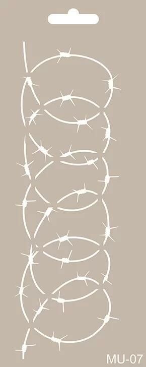 MIX MEDİA STENCIL MU SERİSİ MU07 10X25