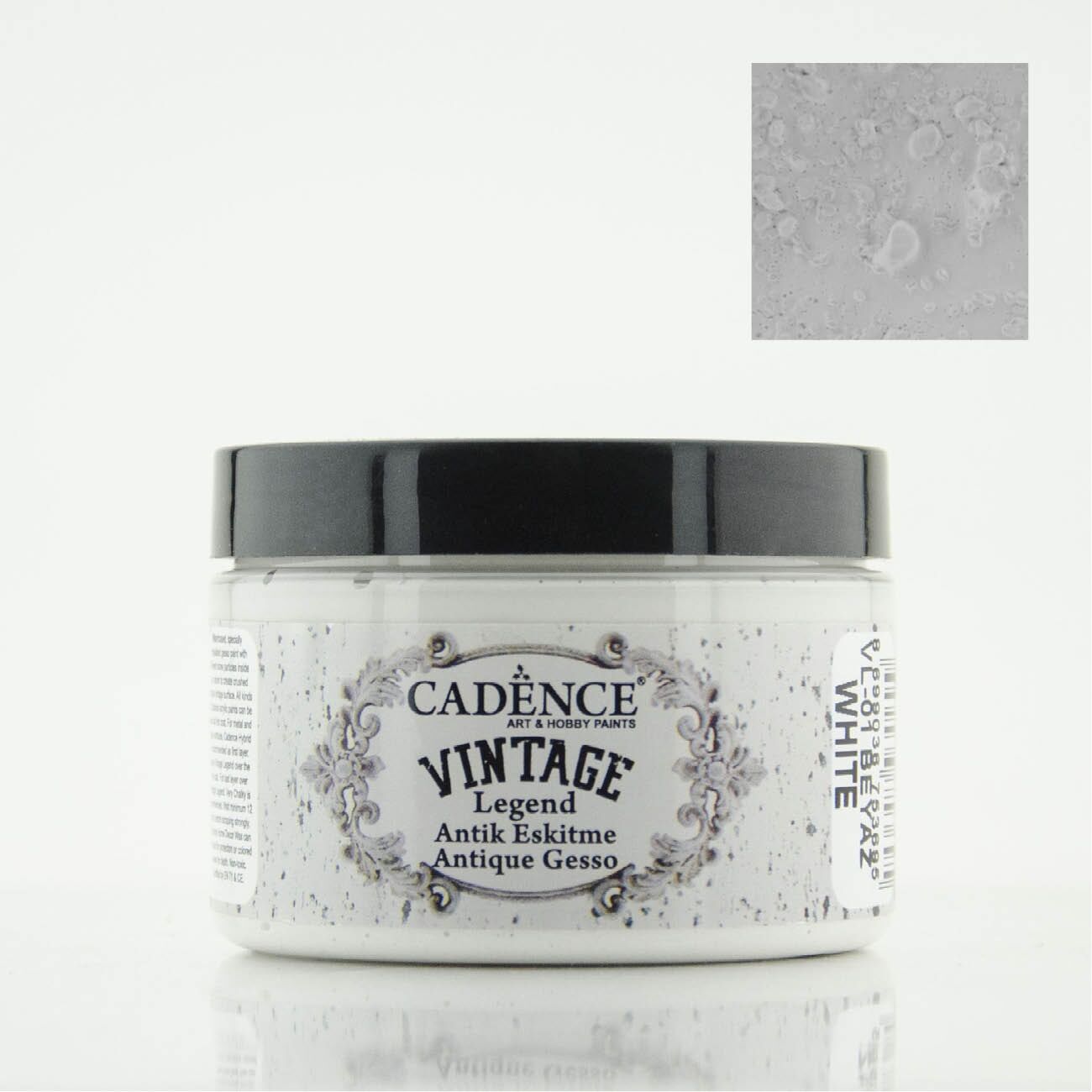 VINTAGE LEGEND ANTİK ESKİTME VL-01 BEYAZ 150ML