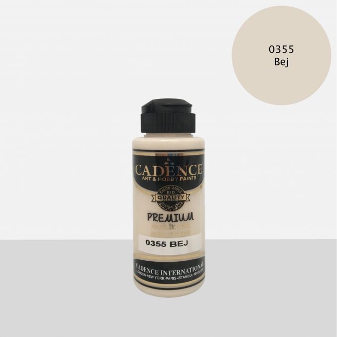 PREMIUM AKRİLİK BOYA 0355 BEJ 120ML