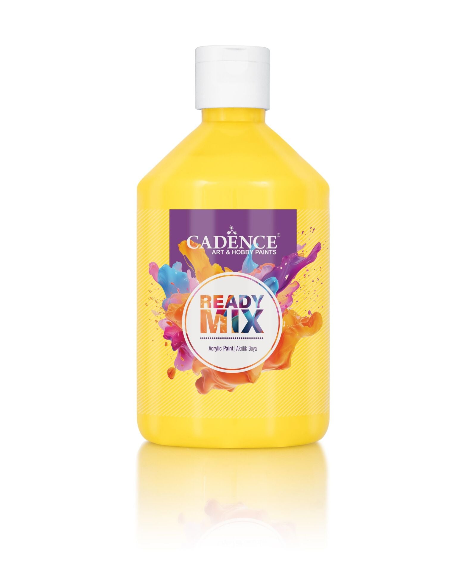 READY MIX AKRİLİK BOYA RM-02 SARI 500ML