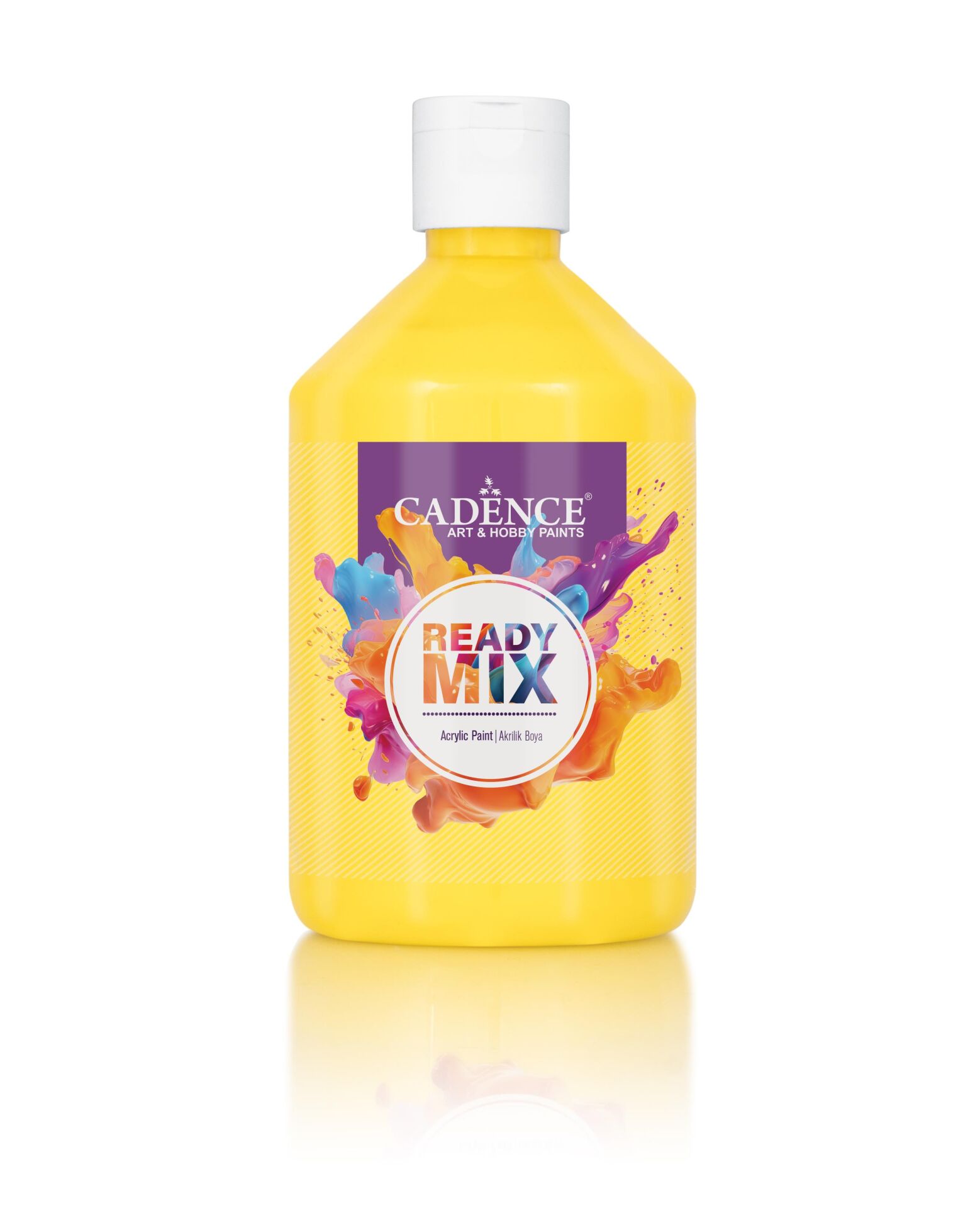 READY MIX AKRİLİK BOYA RM-02 SARI 500ML