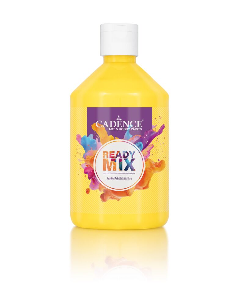 READY MIX AKRİLİK BOYA RM-02 SARI 500ML