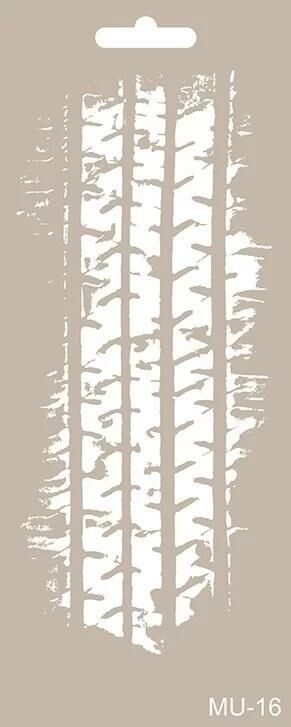MIX MEDİA STENCIL MU SERİSİ MU16 10X25