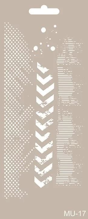 MIX MEDİA STENCIL MU SERİSİ MU17 10X25