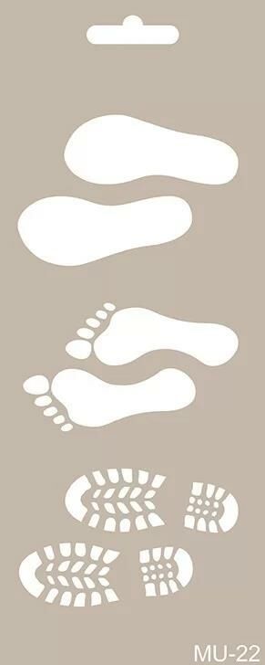 MIX MEDİA STENCIL MU SERİSİ MU22 10X25