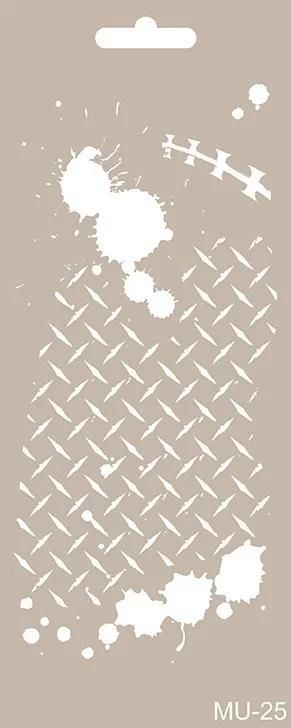 MIX MEDİA STENCIL MU SERİSİ MU25 10X25