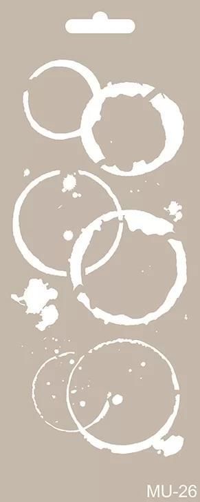 MIX MEDİA STENCIL MU SERİSİ MU26 10X25