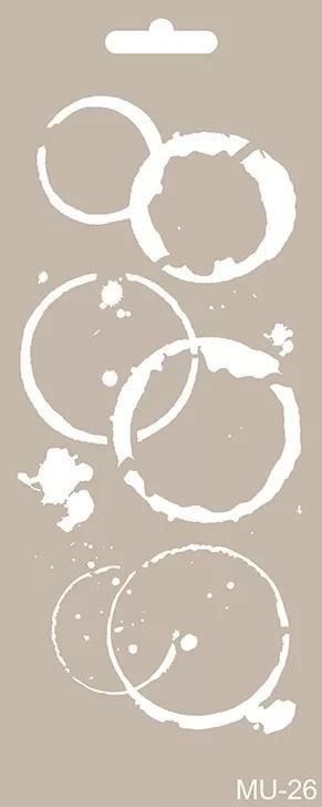 MIX MEDİA STENCIL MU SERİSİ MU26 10X25