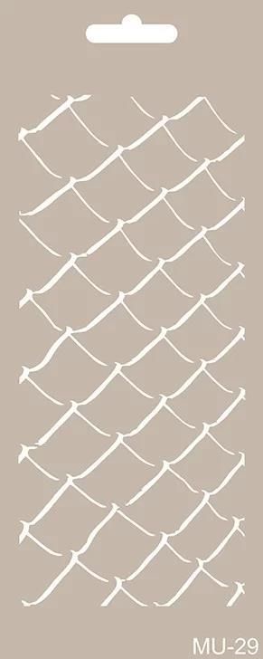 MIX MEDİA STENCIL MU SERİSİ MU29 10X25