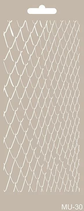 MIX MEDİA STENCIL MU SERİSİ MU30 10X25
