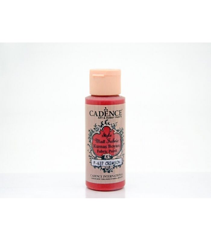 STYLE MATT KUMAŞ BOYA F-637 CRIMSON KIRMIZI 59ML