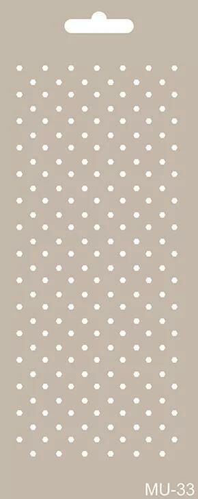 MIX MEDİA STENCIL MU SERİSİ MU33 10X25