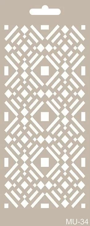 MIX MEDİA STENCIL MU SERİSİ MU34 10X25